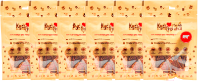 Набор лакомств для собак Кусьняшка Вымя говяжье - фото