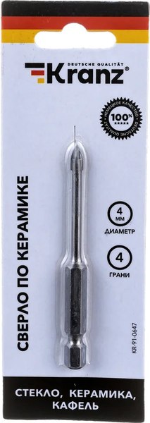 Сверло Kranz KR-91-0647