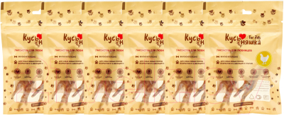 Набор лакомств для собак Кусьняшка Лапки куриные - фото