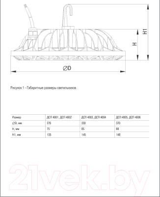 Светильник для подсобных помещений IEK LDSP0-4004-150-65-K23