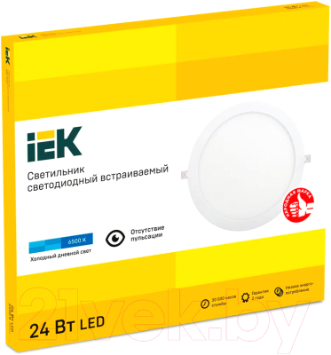 Точечный светильник IEK LDVO0-1610-1-24-6500-K01