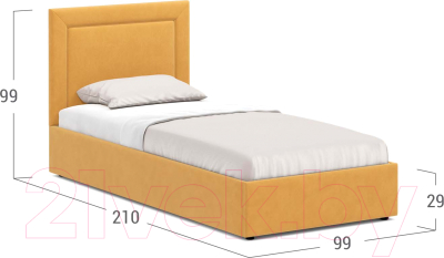 Односпальная кровать Moon Trade 1258 / К005121