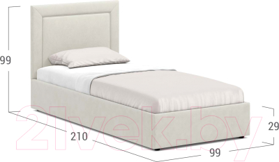 Односпальная кровать Moon Family 1258 / MF004835