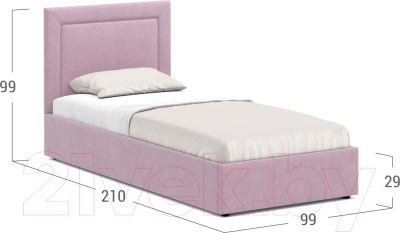 Односпальная кровать Moon Family 1258 / MF004805