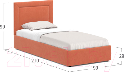 Односпальная кровать Moon Trade 1258 / MF005619