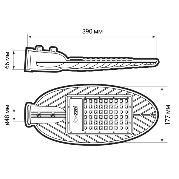 Светильник уличный JAZZway PSL 03 GR / 5020412