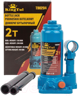Бутылочный домкрат KingTul KT-T90204 - фото
