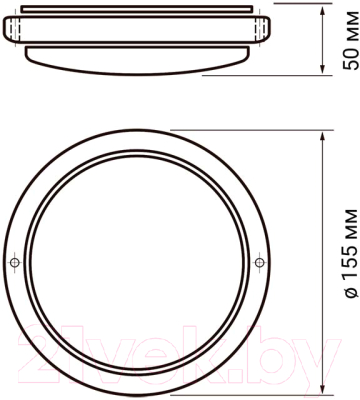 Светильник ЖКХ JAZZway Банник PBH-PC2-RA 8Вт 4000К / 1035646