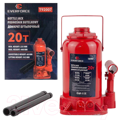 Бутылочный домкрат ForceKraft EF-T92007