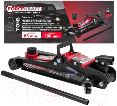 Подкатной домкрат ForceKraft FK-T825010
