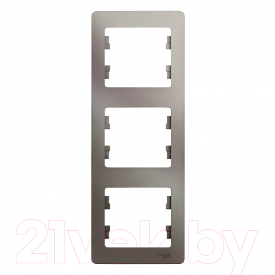 Рамка для выключателей и розеток Systeme (Schneider) Electric Glossa GSL001207 - фото