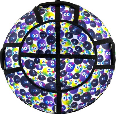 Тюбинг-ватрушка Hubster Люкс Pro S Ежики 90см / во7249-1 - фото