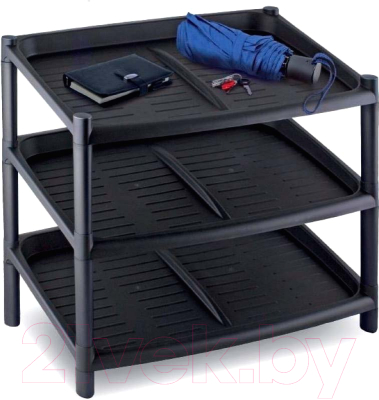 Этажерка Полимербыт 3 полки / 4389003 - фото