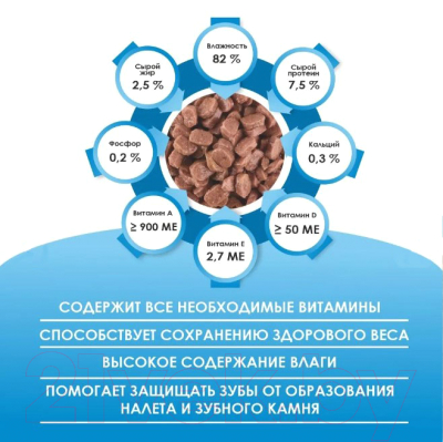 Влажный корм для кошек Kissa С рыбой в соусе