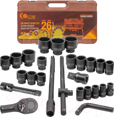 Универсальный набор инструментов Forstime FT-68262-9MPB - фото