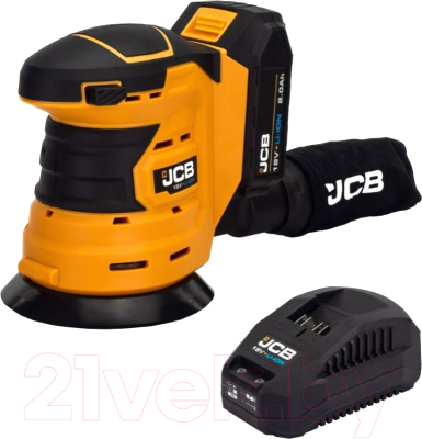 Эксцентриковая шлифовальная машина JCB 18OS-2XB-E - фото