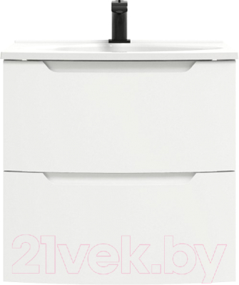 Тумба под умывальник Belux Ганновер НП 60-02 (1, белый глянец) - фото