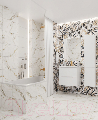 Тумба под умывальник Belux Ганновер НП 60-02 (1, белый глянец)