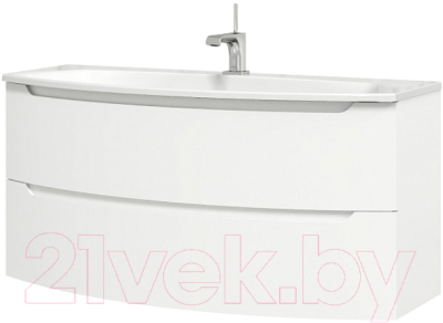 Тумба под умывальник Belux Ганновер НП 120-02 (1, белый глянец) - фото