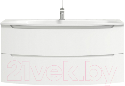 Тумба под умывальник Belux Ганновер НП 120-02 (1, белый глянец)