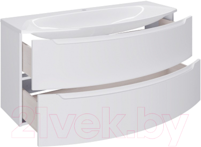 Тумба под умывальник Belux Ганновер НП 120-02 (1, белый глянец)