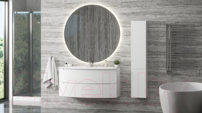 Тумба под умывальник Belux Ганновер НП 120-02 (1, белый глянец)