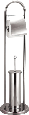 Стойка для туалетной бумаги с ершиком Caspian 90032 - фото