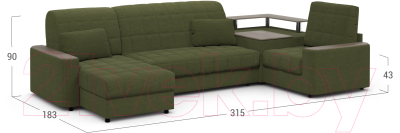 Диван угловой Moon Family 018 / MF007618