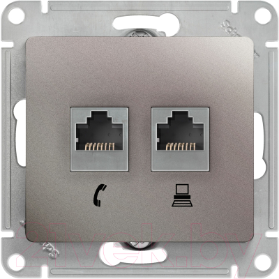 Розетка Systeme (Schneider) Electric Glossa GSL001285 - фото