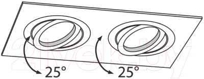 Точечный светильник Maytoni Atom DL024-2-02B