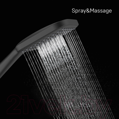 Лейка ручного душа Milardo 3F Ideal Spa ILS3FBSM18