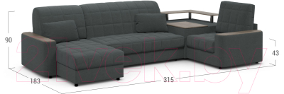 Диван угловой Moon Family 018 / MF007626