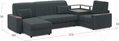 Диван угловой Moon Family 018 / MF007614