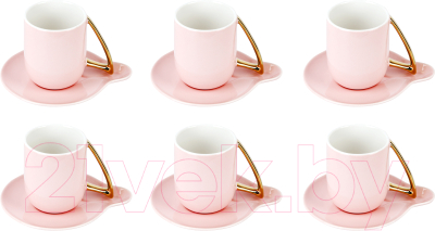 Набор для чая/кофе Nouvelle 5th Avenue. Pink / 1400014 - фото