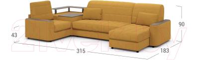 Диван угловой Moon Family 018 / MF007640