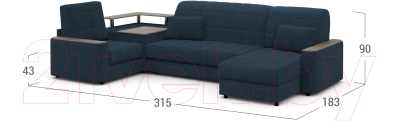 Диван угловой Moon Family 018 / MF007644
