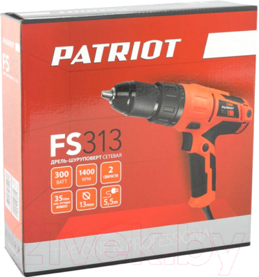 Дрель-шуруповерт PATRIOT FS 313