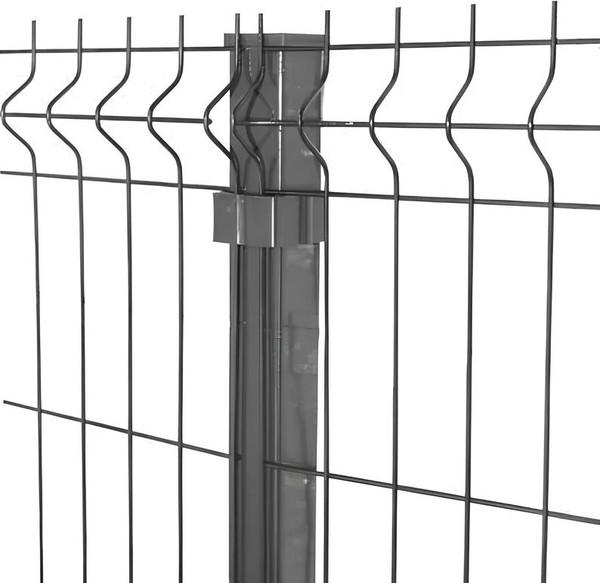 3D панель заборная Белзабор Medium RAL 7016 GL 1230x2500мм - фото