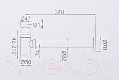 Сифон Ledeme L81