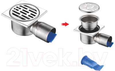 Трап для душа Ledeme L83-4