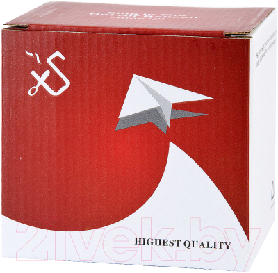 Кружка с ложкой Nouvelle Голубой мрамор / 1760174-3 