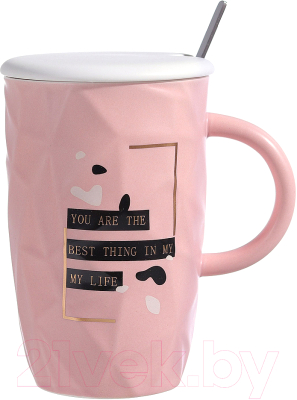 Кружка с ложкой Nouvelle Best Thing / 1760175-4 - фото