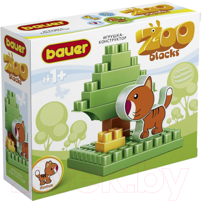 Конструктор Bauer Зооблокс. Кот / 545 - фото
