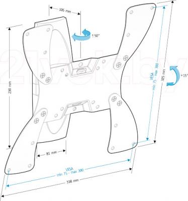 Кронштейн для телевизора Holder LCDS-5019