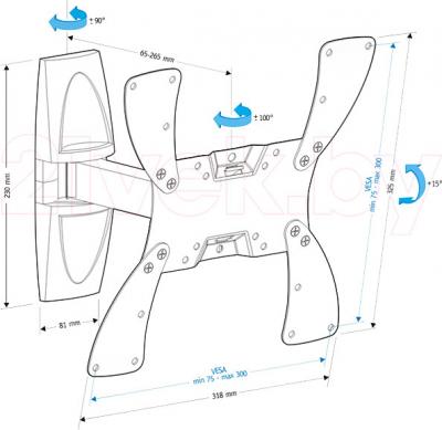 Кронштейн для телевизора Holder LCDS-5020