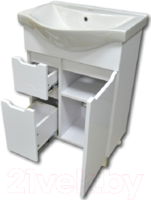 Тумба с умывальником Гамма Р24оФ8 У-60 Альбатрос-10060