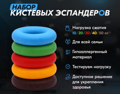 Набор эспандеров PROFITNESSLAB 13888