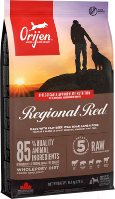Сухой корм для собак Orijen Dog Regional Red (11.4кг) - фото