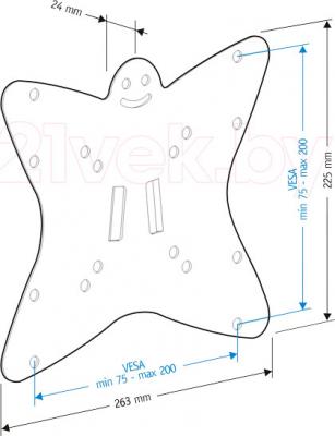 Кронштейн для телевизора Holder LCDS-5049