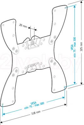 Кронштейн для телевизора Holder LCDS-5057